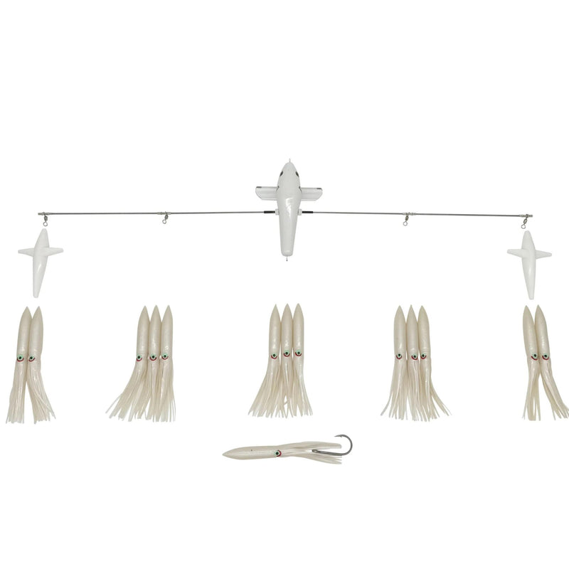 Carlson Offshore 36" Splash Bar w/ 7" Fuku Squids