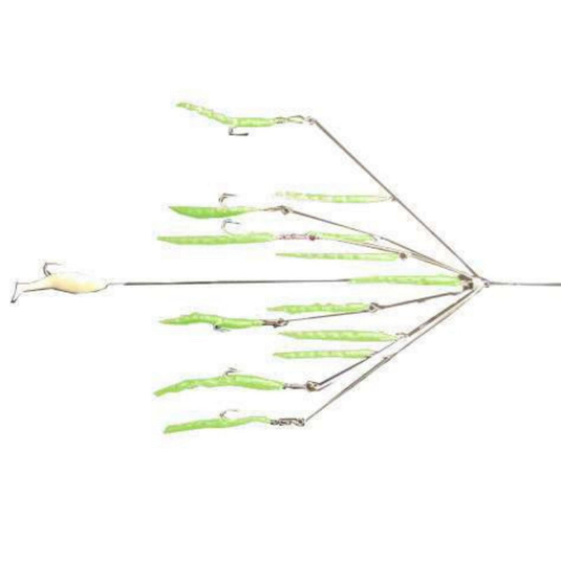 9er's Lures 6 Arm 7" Eel Umbrella Rigs