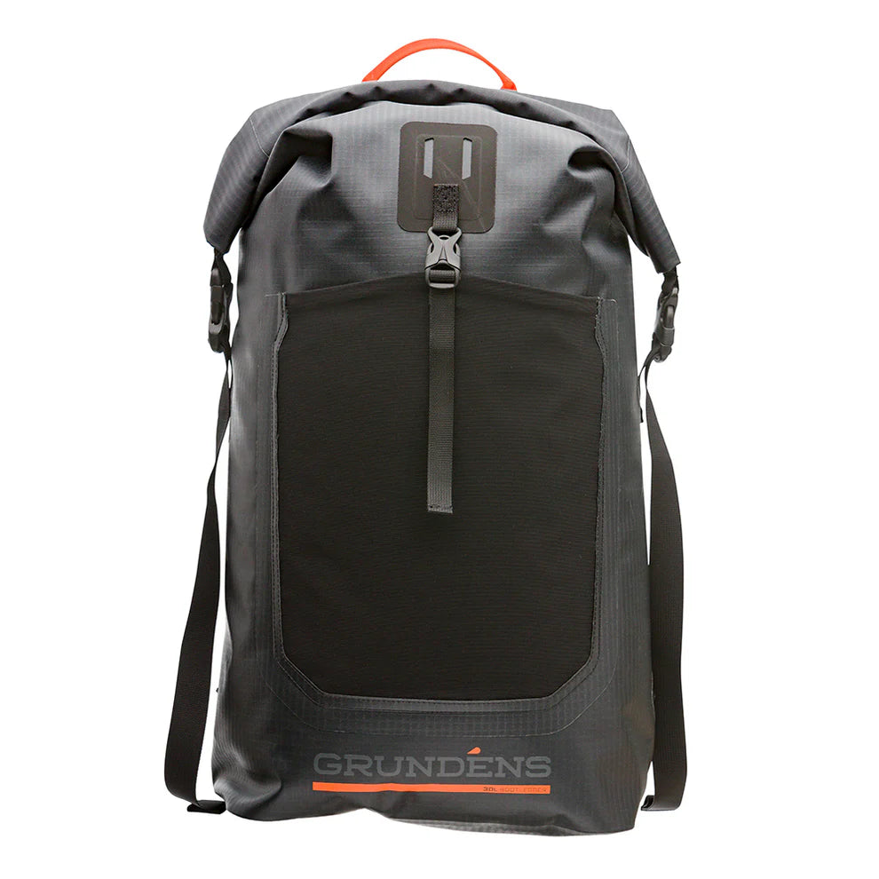 Grunden's Bootlegger Roll Top 30L Backpack - Black