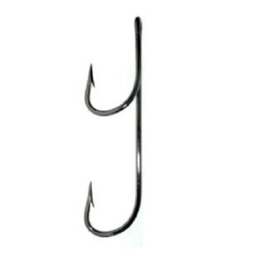 QuickRig Hooks Double Trouble Straight "0" degree - Black Nickel