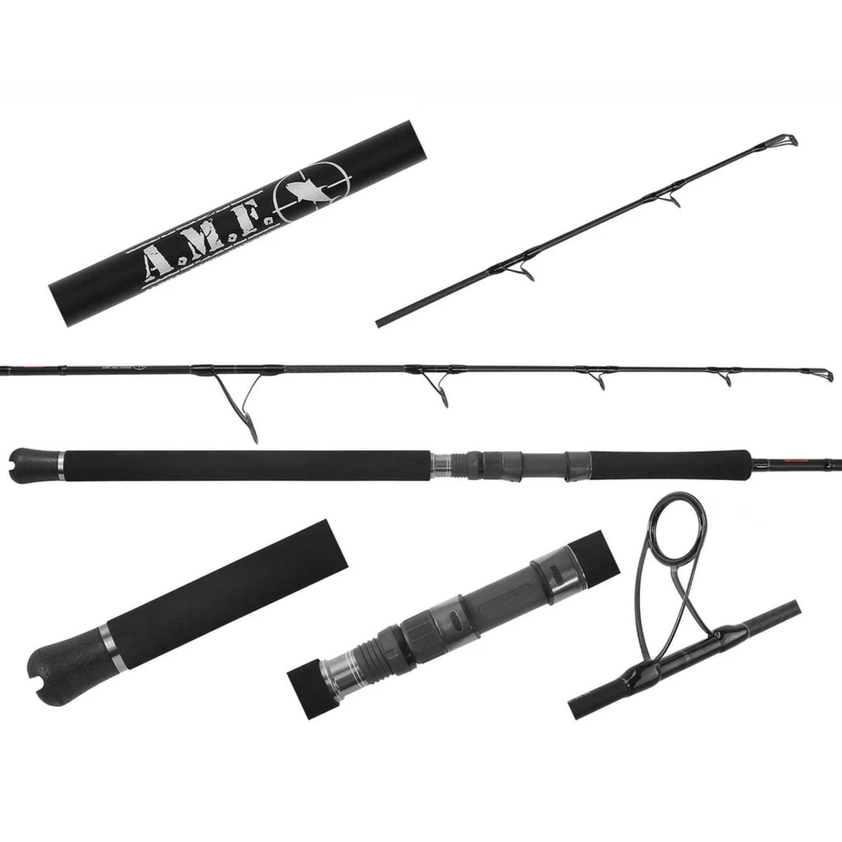 Jigging World AMF "Alpha Mike Foxtrot" Spinning Jigging Rods