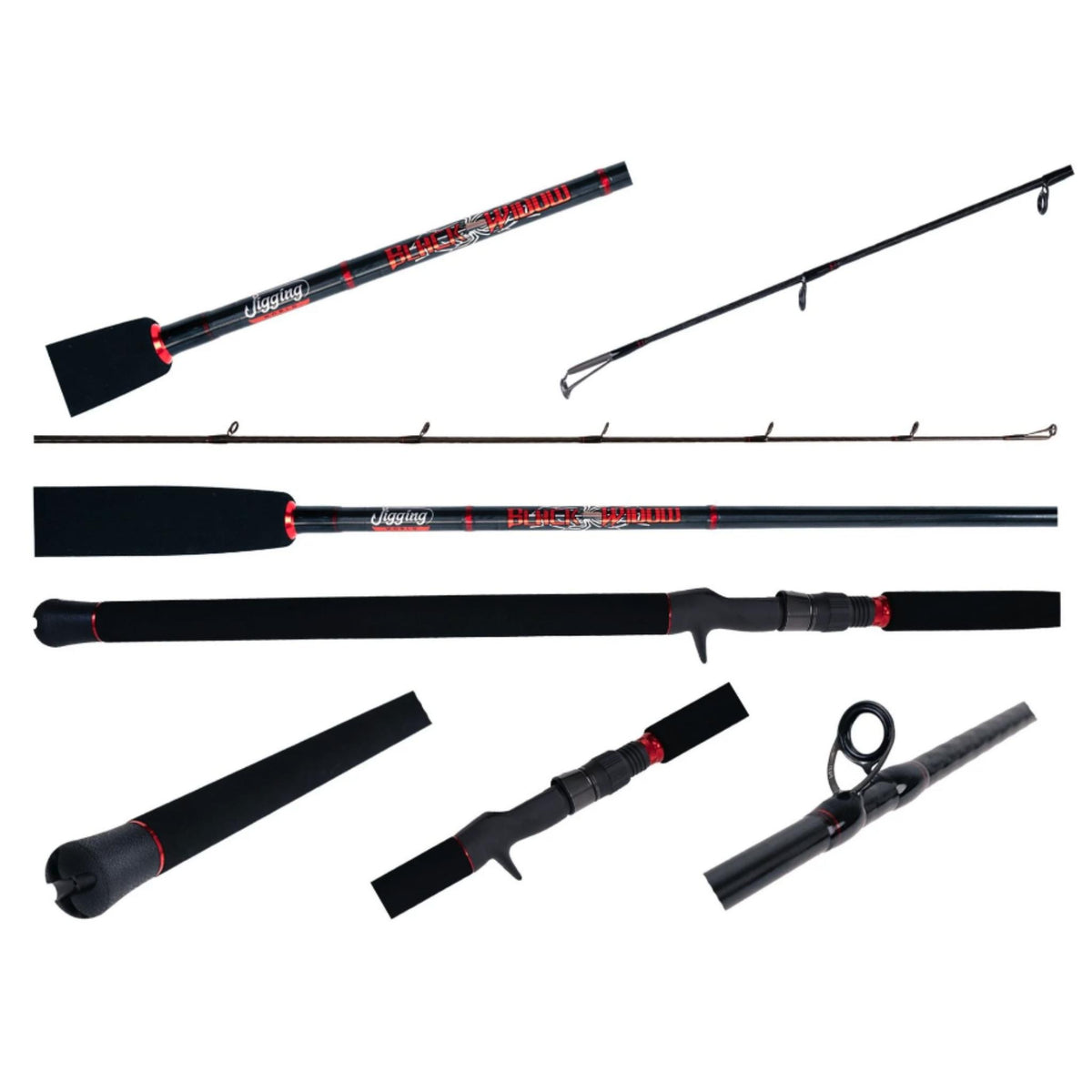 Jigging World Black Widow Conventional Jigging Rods