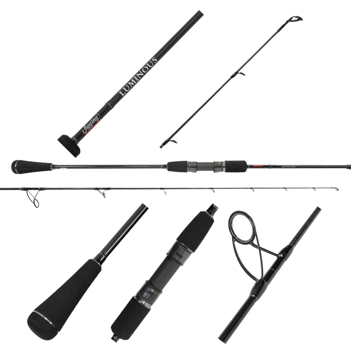 Jigging World Luminous Slow Pitch Spinning Jigging Rods