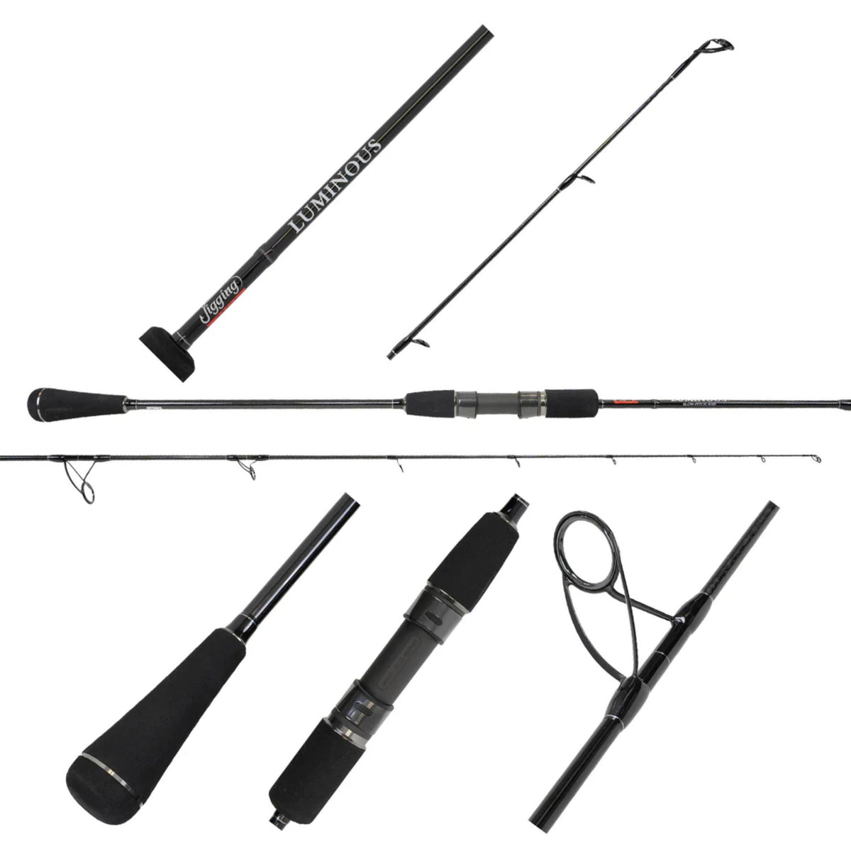 Jigging World Luminous Slow Pitch Spinning Jigging Rods