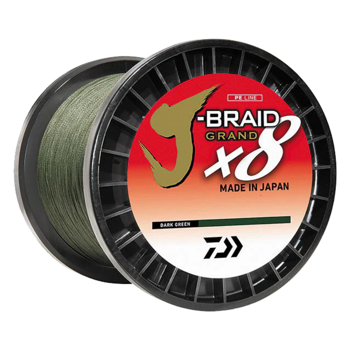 Daiwa J-Braid x8 Grand Braided Fishing Line (150 yd Spools)