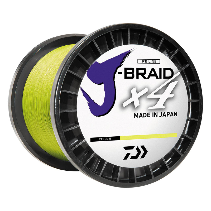 Daiwa J-Braid x4 Braided Fishing Line (300 yd Spools)