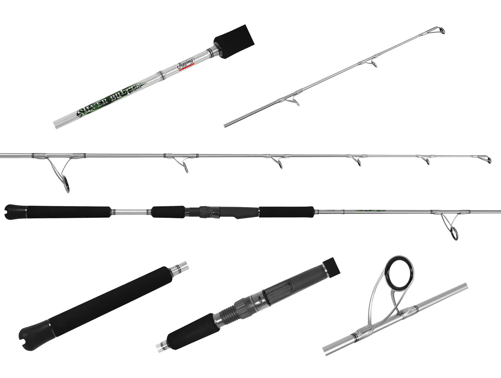 Bulletproof Fishing Rods Jigging World Silver Bullet Jigging Spinning Rods – J&B Tackle Co