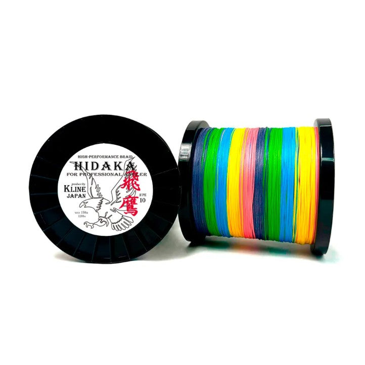 K Line Japan Hidaka High-Performance Braided PE Fishing Line (1200 m Spools)