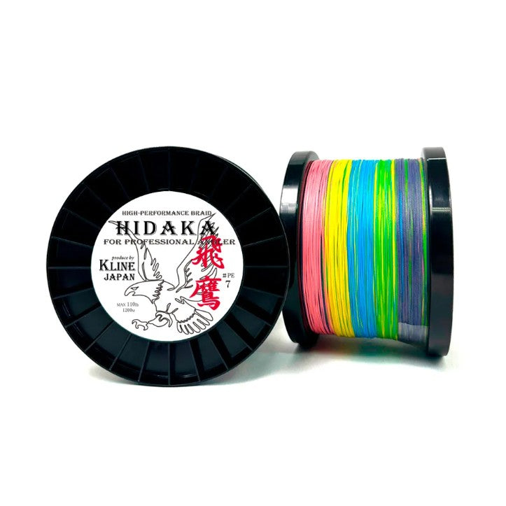 K Line Japan Hidaka High-Performance Braided PE Fishing Line (1200 m Spools)