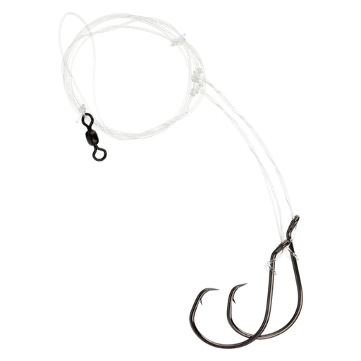 best fishing hooks for striped bass FishTrip 25pcs Inline 5X Strong Circle Hooks, Saltwater Each pack includes two rigs Bass Fishing Best Way To