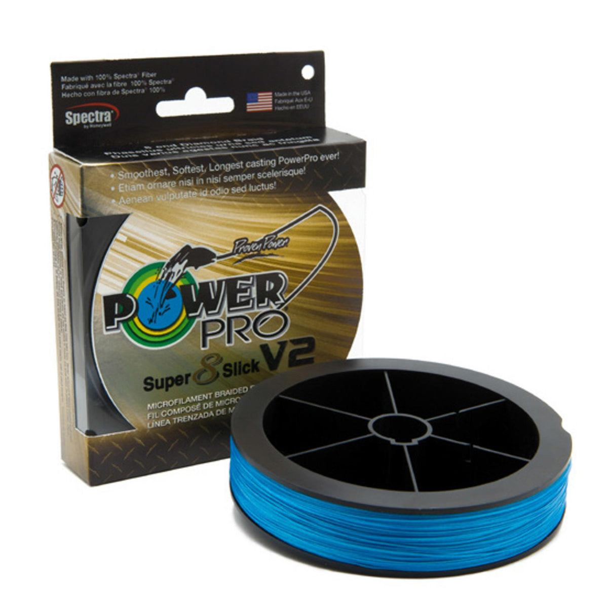 Power Pro Super 8 Slick V2 Braided Fishing Line (300 yd Spools)