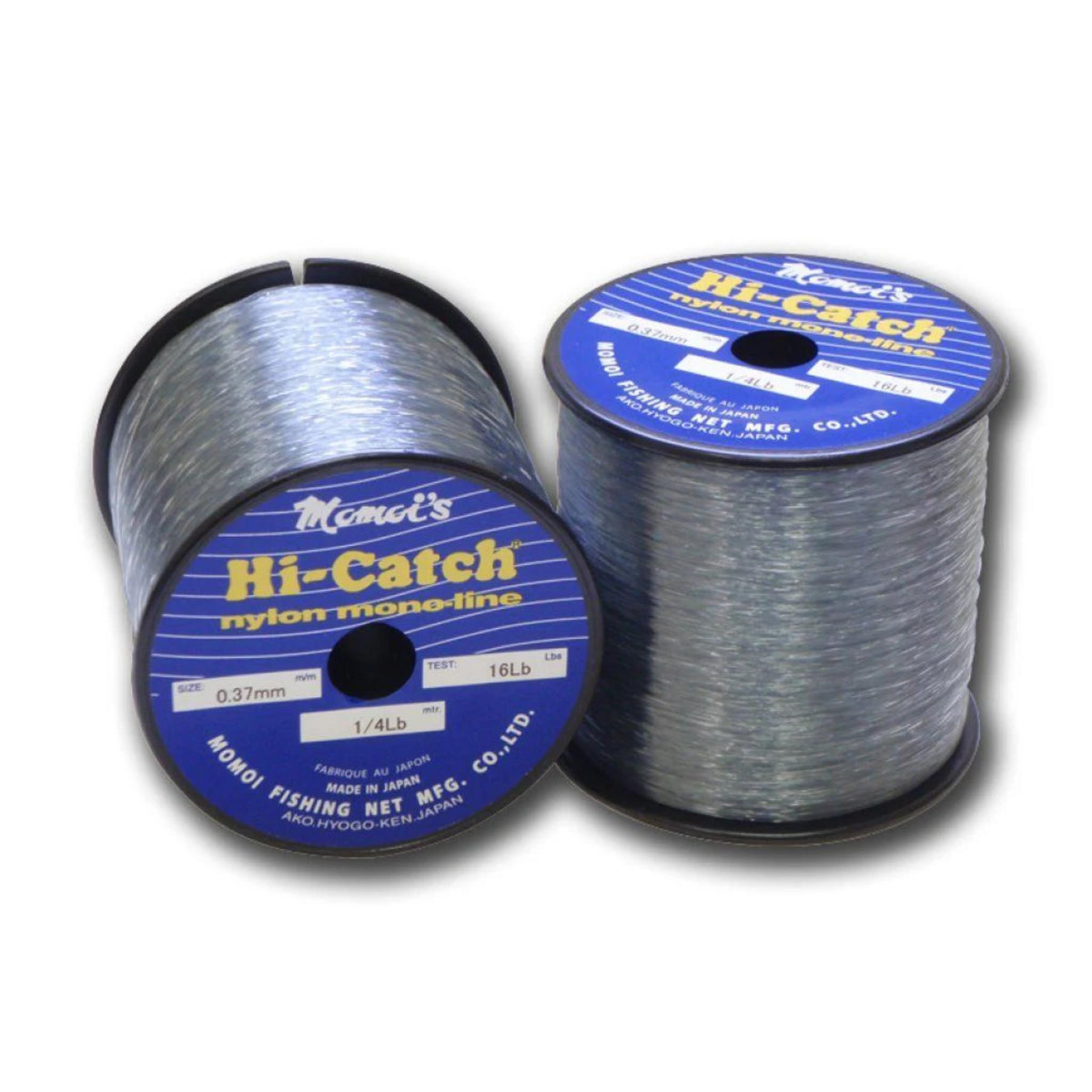 Momoi Hi-Catch Nylon Monofilament Fishing Line (1/4 lb Spool)