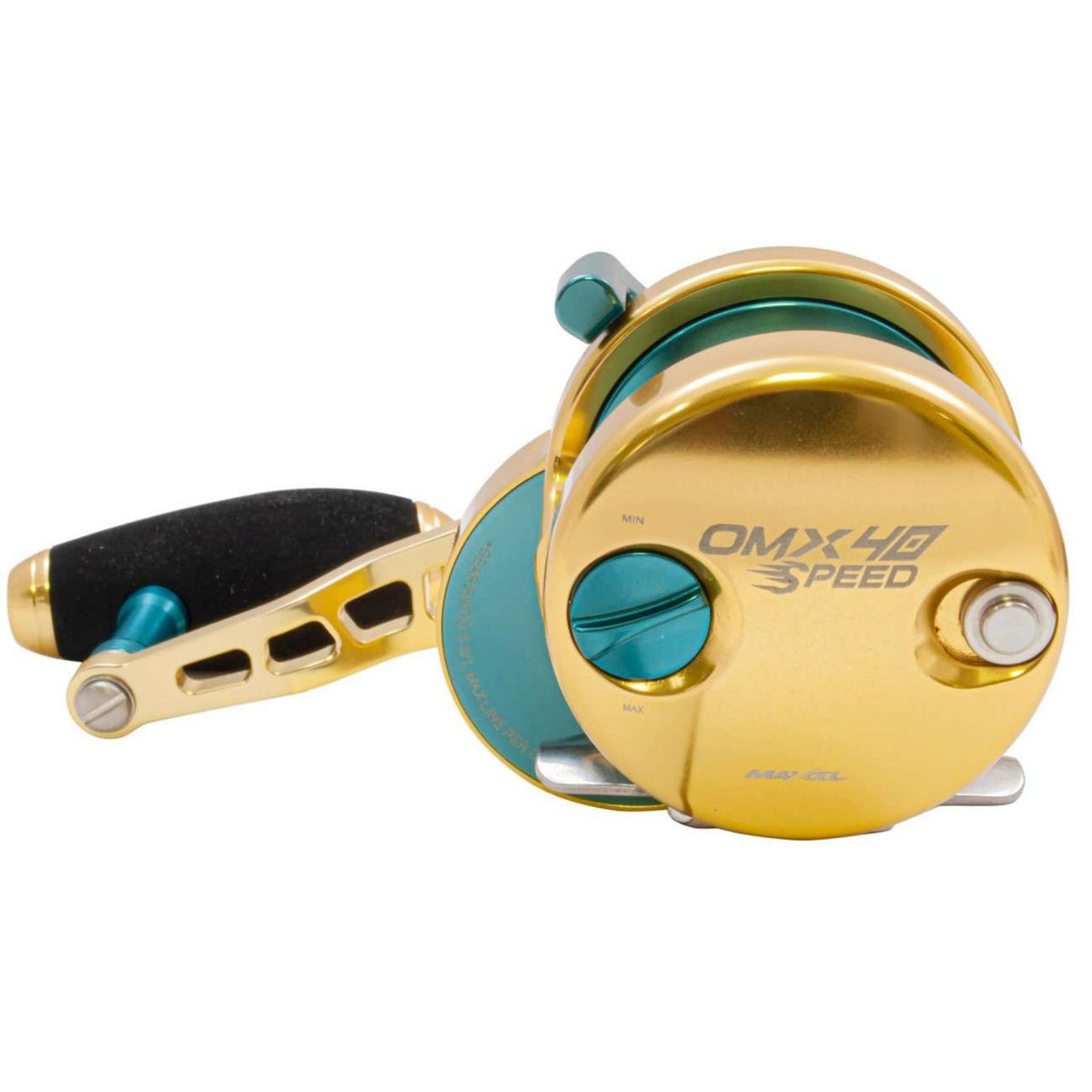 Maxel OMX "High Speed" Slow Pitch Lever Drag Conventional Reels