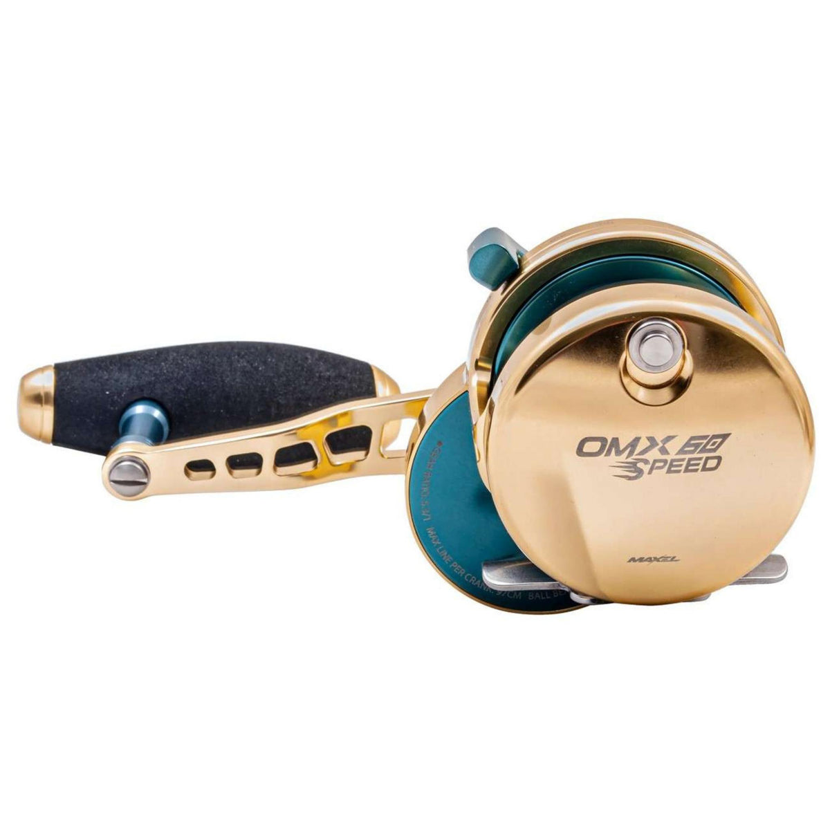 Maxel OMX "High Speed" Slow Pitch Lever Drag Conventional Reels