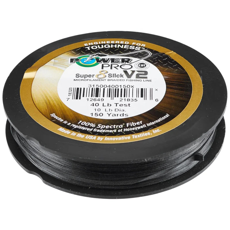 PowerPro Super 8 Slick V2 Braided Fishing Line (3000 yd Spools)
