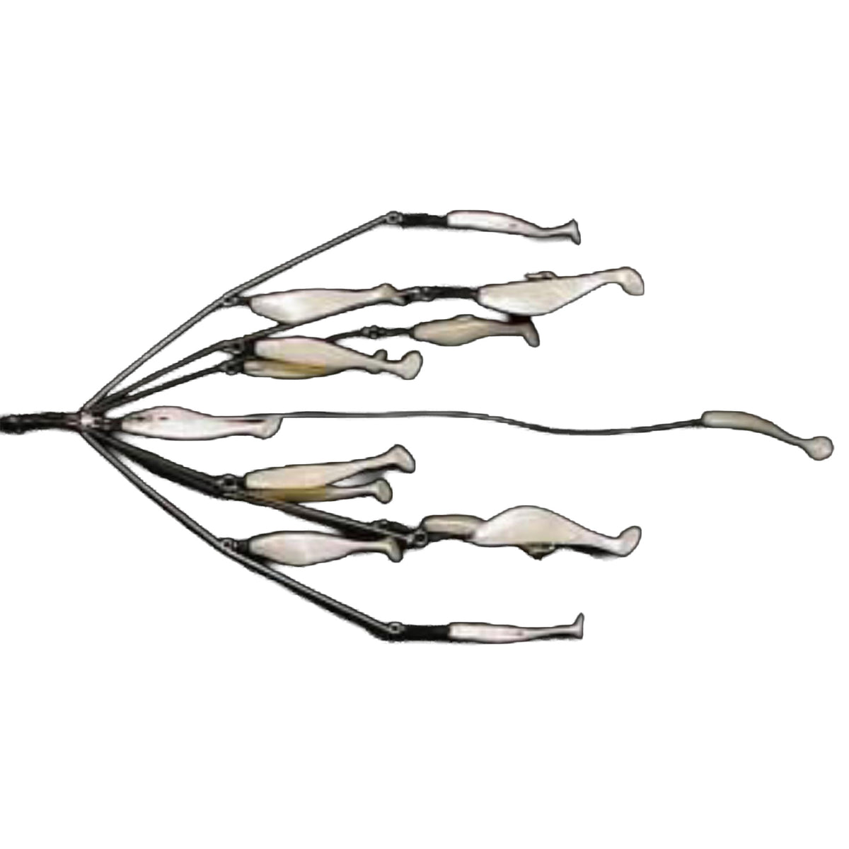 9er's Lures 6 Arm 6" Shad & Spinner Umbrella Rigs