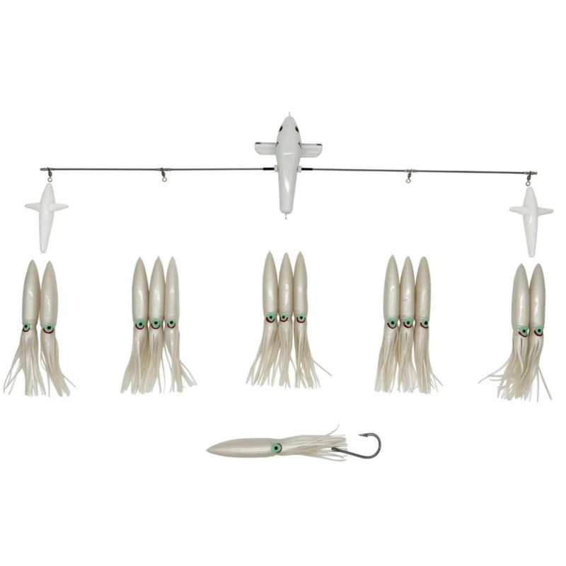 Carlson Offshore 36" Ultimate Bird Bar w/ 14 Fuku Squids