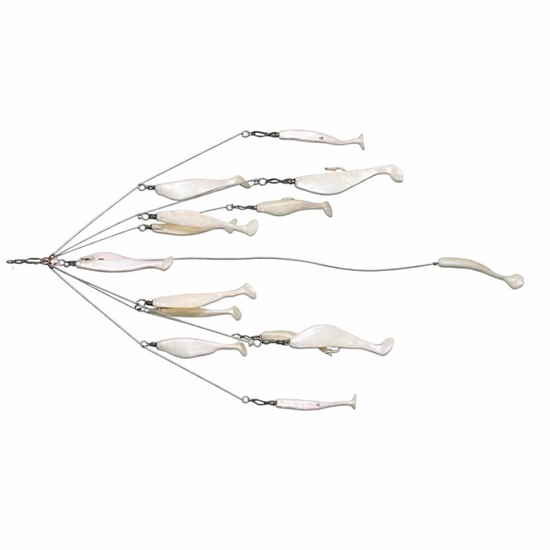9er's Lures 6 Arm 6" Shad & Spinner Umbrella Rigs