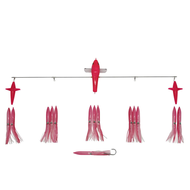 Carlson Offshore 36" Splash Bar w/ 7" Fuku Squids
