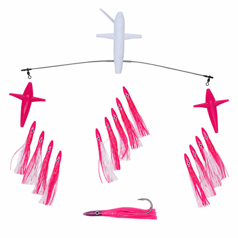 Chatter Lures Side Tracker Machine Head Spreader Splash Trolling Bars