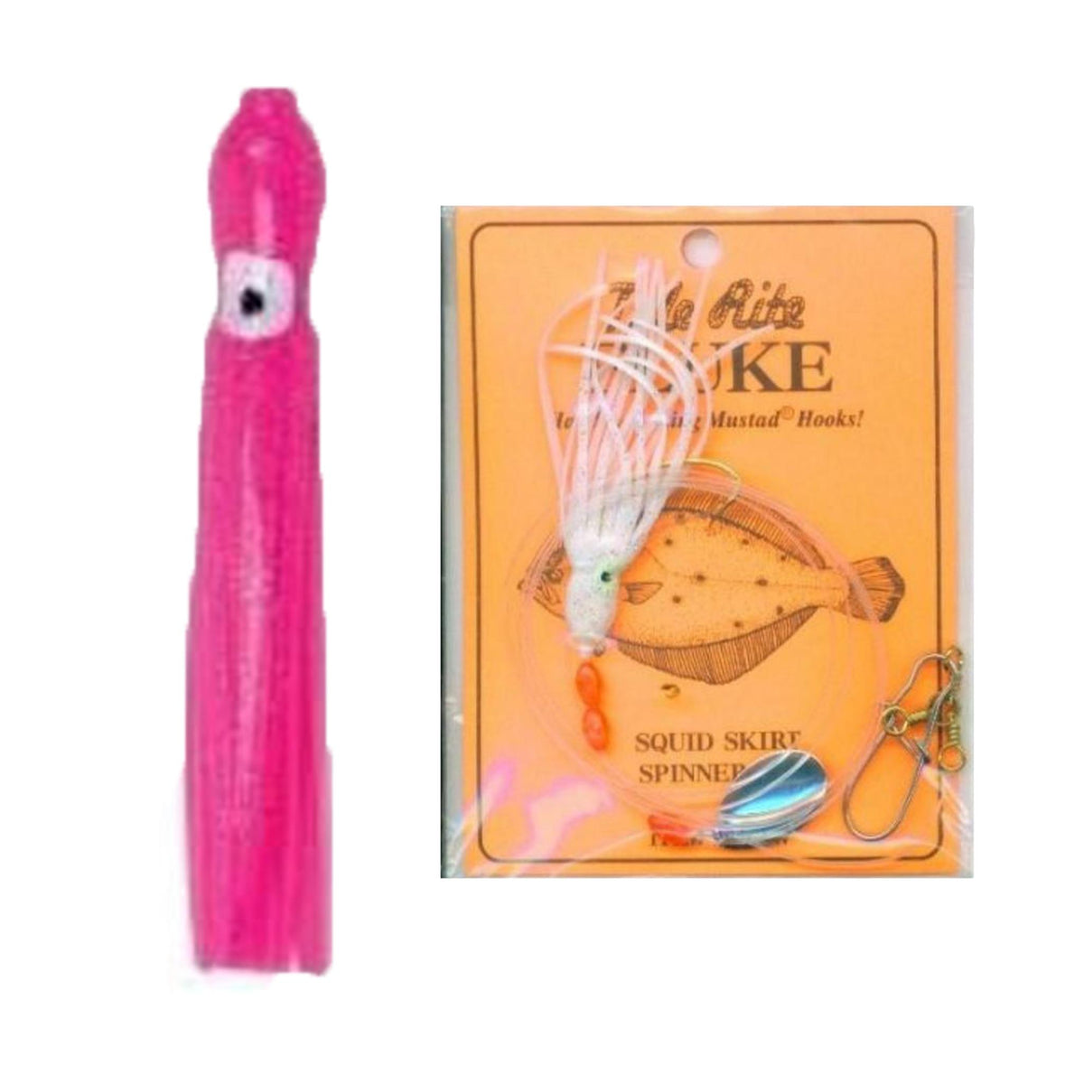 Tide Rite R563 Wide Gap Hook Squid Skirt Spinner Fluke Rig