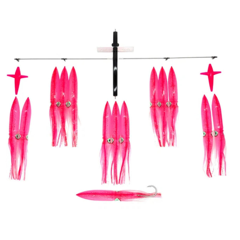 Carlson Offshore 36" Ultimate Bird Bar w/ 14 Fuku Squids