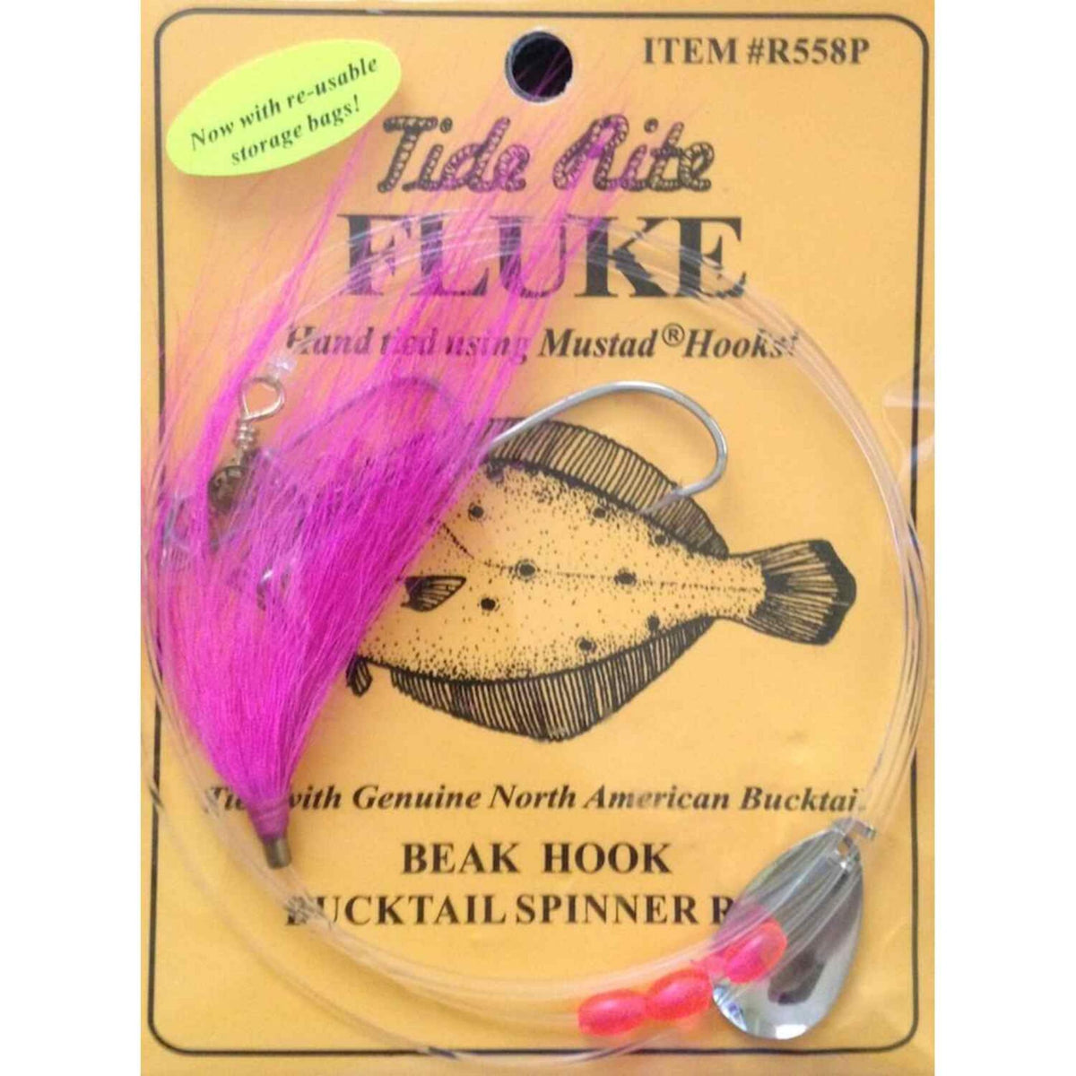 Tide Rite Beak Hook Bucktail Spinner Fluke Rig - R558
