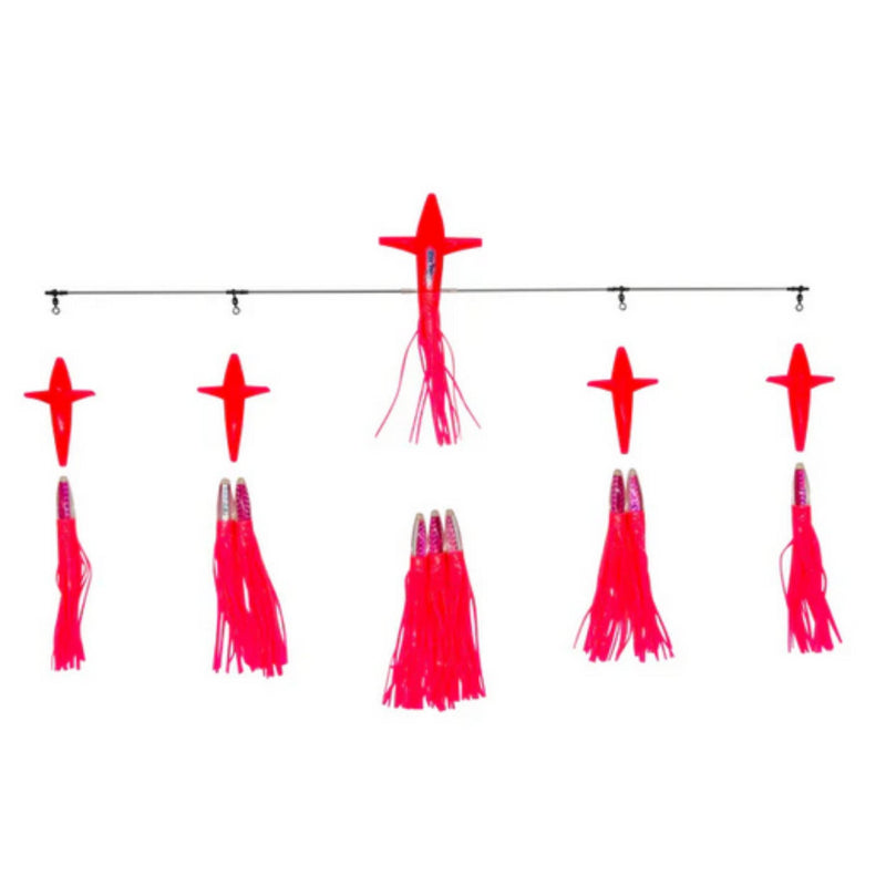 Chatter Lures 36" Super Splash Spreader Bar with 9" Soft Head Machines