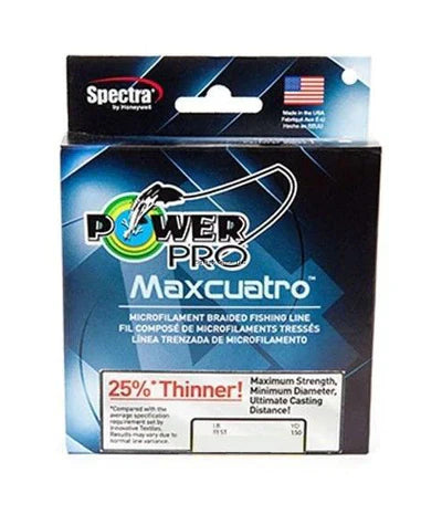 PowerPro Maxcuatro Braided Fishing Line (3000 yd Spools)