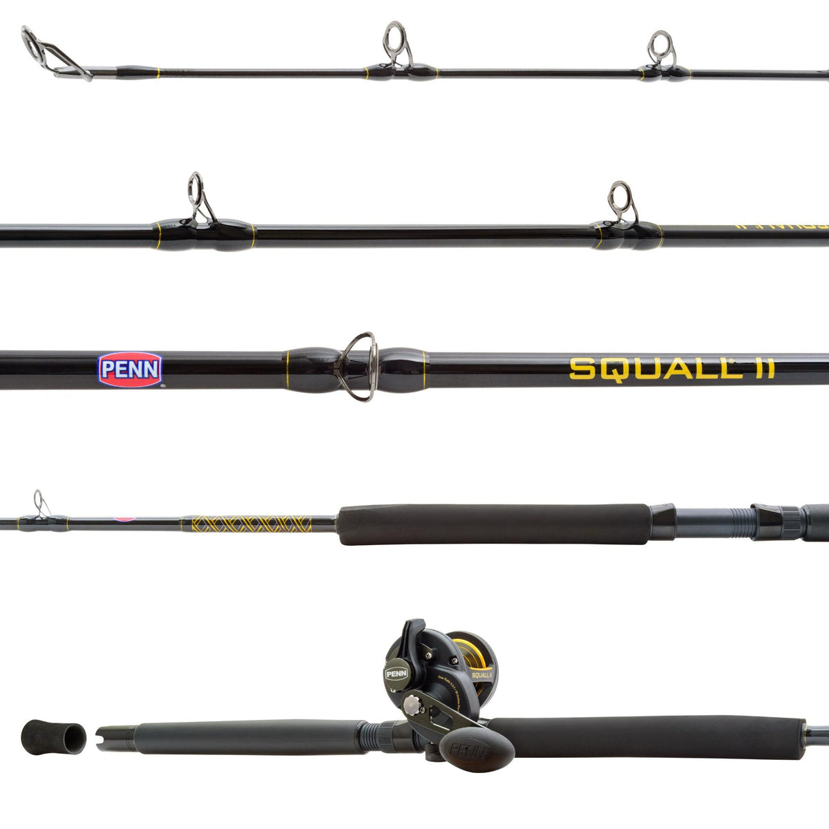 Penn Squall II Lever Drag Conventional Rod & Reel Combos