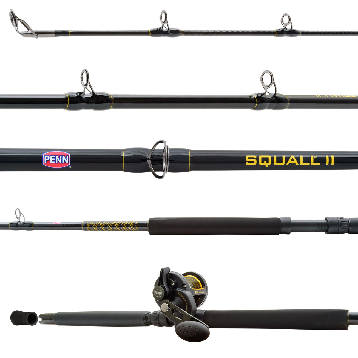 Penn Squall II Lever Drag Conventional Rod & Reel Combos