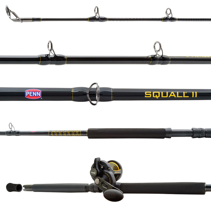 Penn Squall II Lever Drag Conventional Rod & Reel Combos