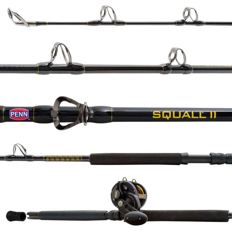 Penn Squall II Lever Drag Conventional Rod & Reel Combos