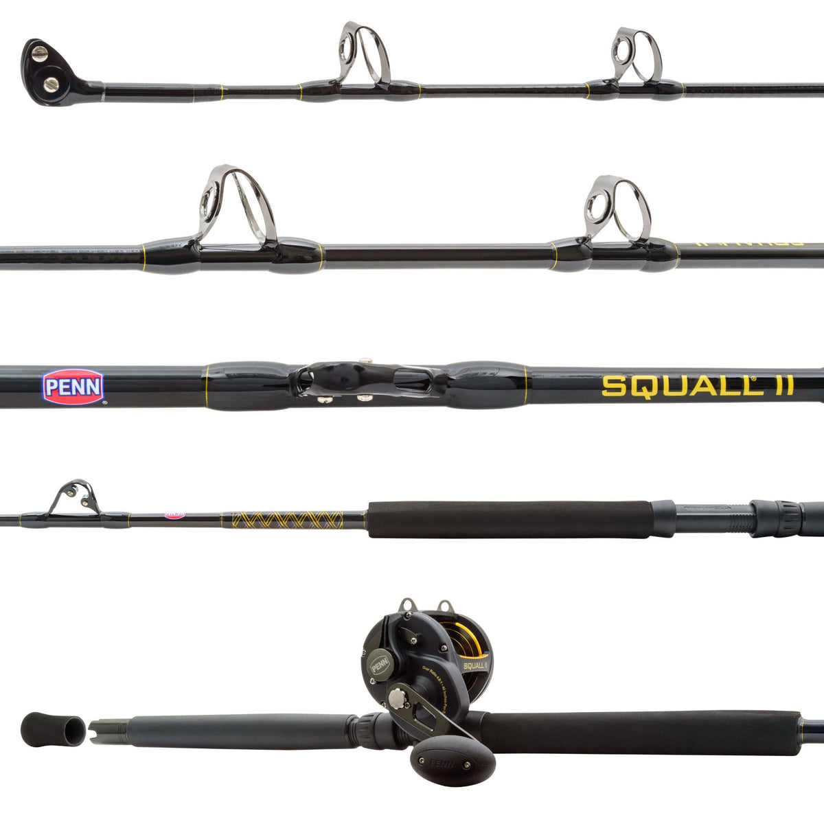 Penn Squall II Lever Drag Conventional Rod & Reel Combos