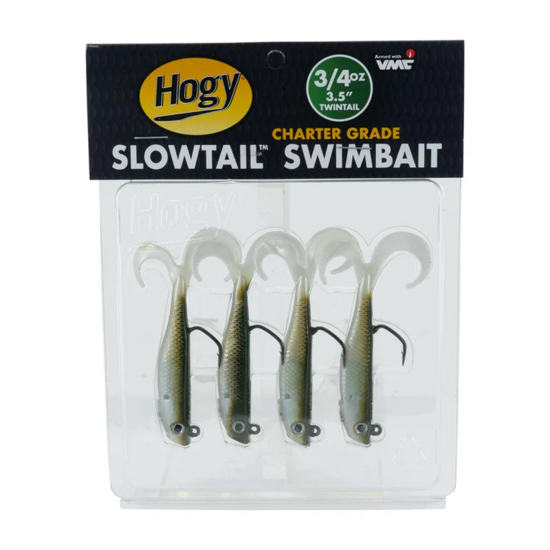Hogy Slowtail Tail Twin Tail Guide Pack Lures