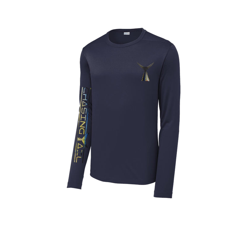 Chasing Tail Strategic Angler Collaboration Performance Long Sleeve Shirt