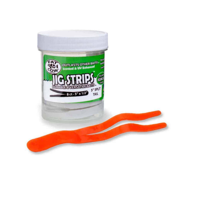 Fat Cow Jig Strips Split Tail