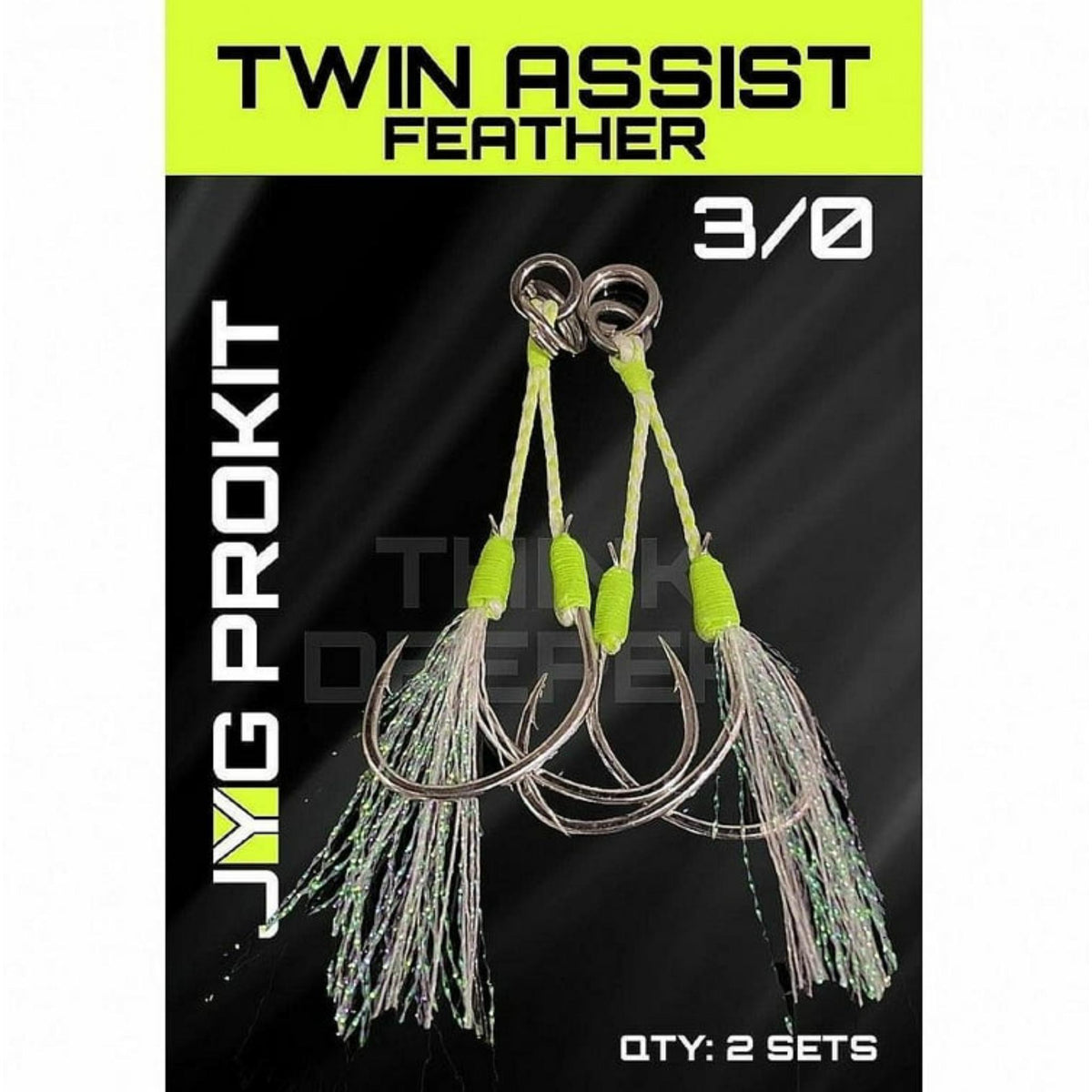 JYG Pro Twin Assist Feather Hooks
