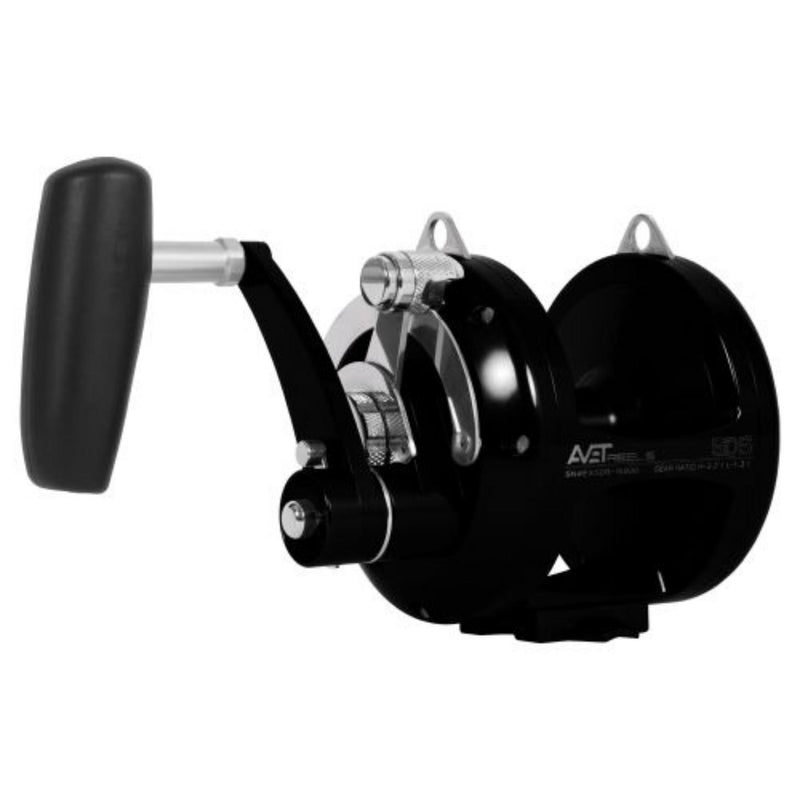 avet 2 speed fishing reels G2 SXJ 5.3 Lever Drag Casting Blue / RH Ultra power Quad disc Avdrag dry carbon fiber drags for superior stopping power Avet EXW 30/2 2-Speed Lever