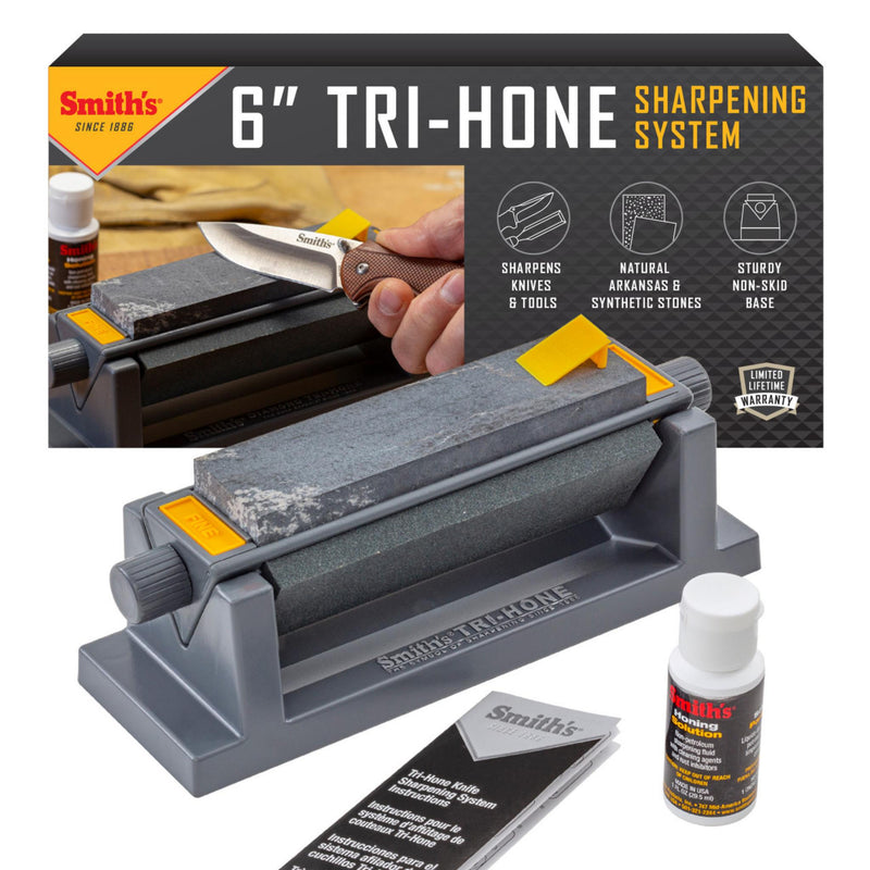 Smith's 6" Tri-hone Sharpening System