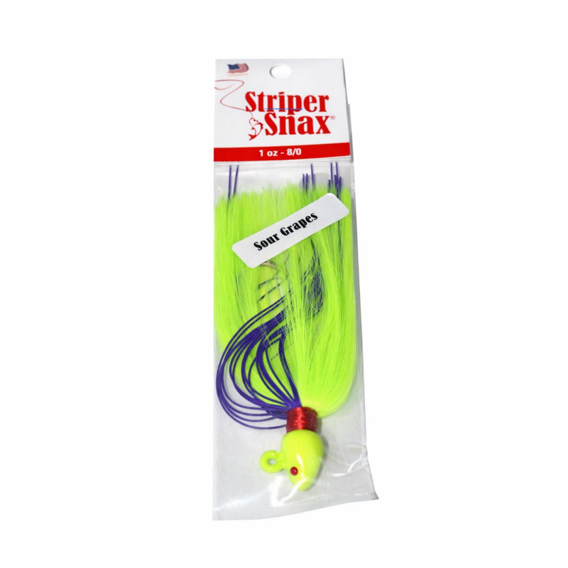 Striper Snax Bucktail Jigs | J&B Tackle J&B Tackle Co Striper Snax Bucktail Jigs | J&B Tackle J&B Tackle Co