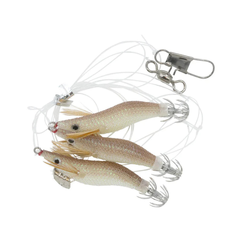 Hogy 2" Squid-Biki Rigs (3-Dropper 30lb Mono)