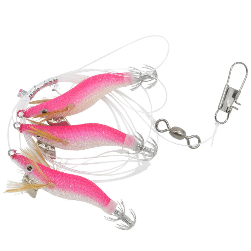 Hogy 2" Squid-Biki Rigs (3-Dropper 30lb Mono)