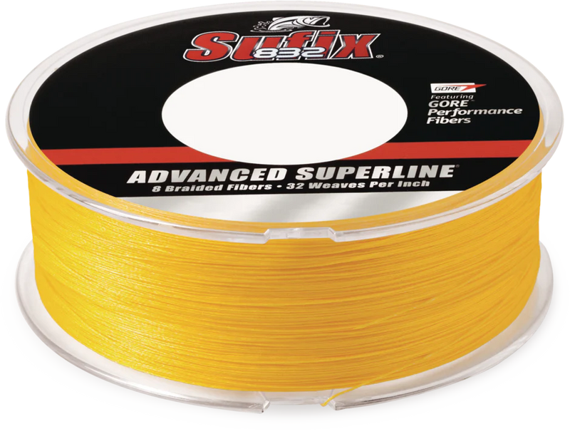 Sufix 832 Advanced Superline Braided Fishing Line (300 yd Spools)