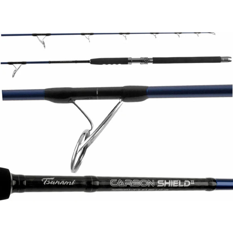 Tsunami Carbon Shield III Deep Drop Rods