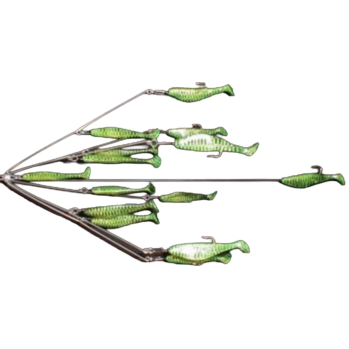 9er's Lures 6 Arm 6" Shad & Spinner Umbrella Rigs