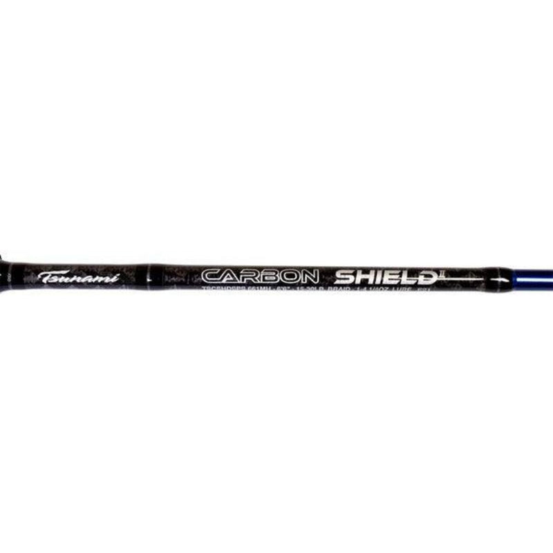 Tsunami Carbon Shield II Slow Pitch Spinning Rods