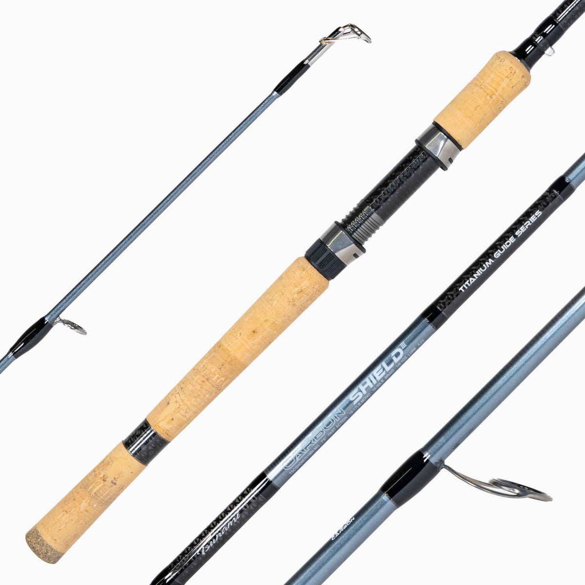 bass pro shops tsunami shield inshore spinning combo Tsunami Carbon Shield III Limited Edition Inshore Spinning Rods