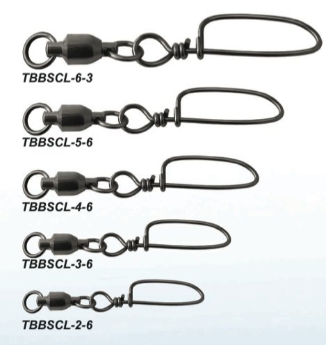 Tsunami Ball Bearing Swivels w/ Coast Lock Snap