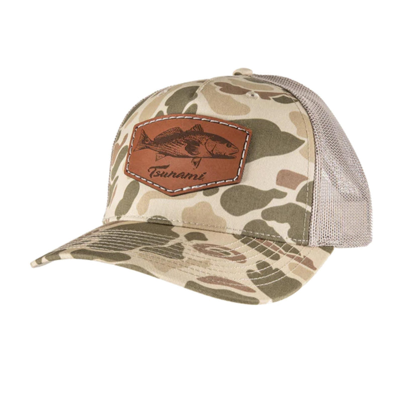 Tsunami Camo Redfish Trucker Hat